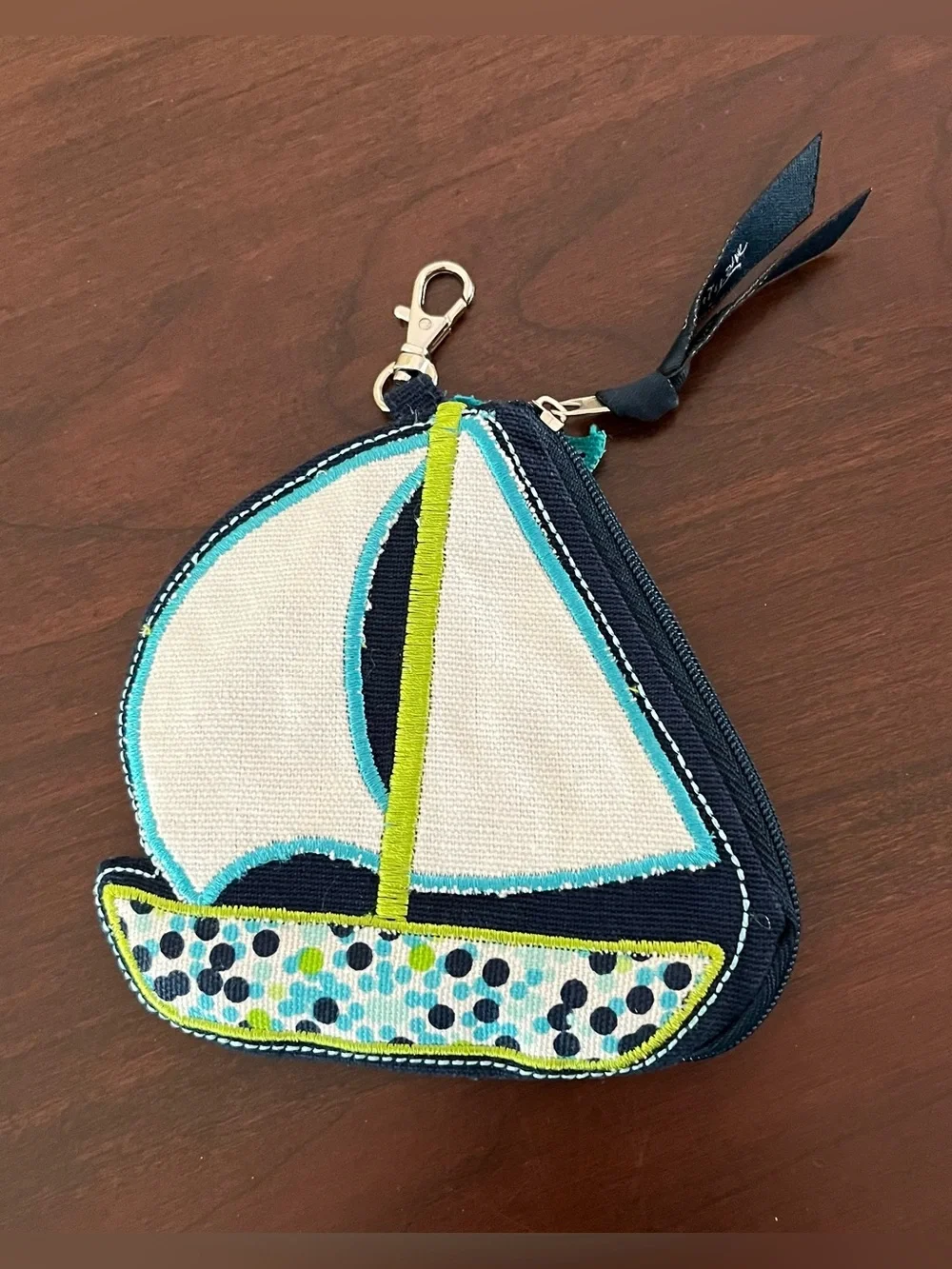 Thirty-One sailboat change purse